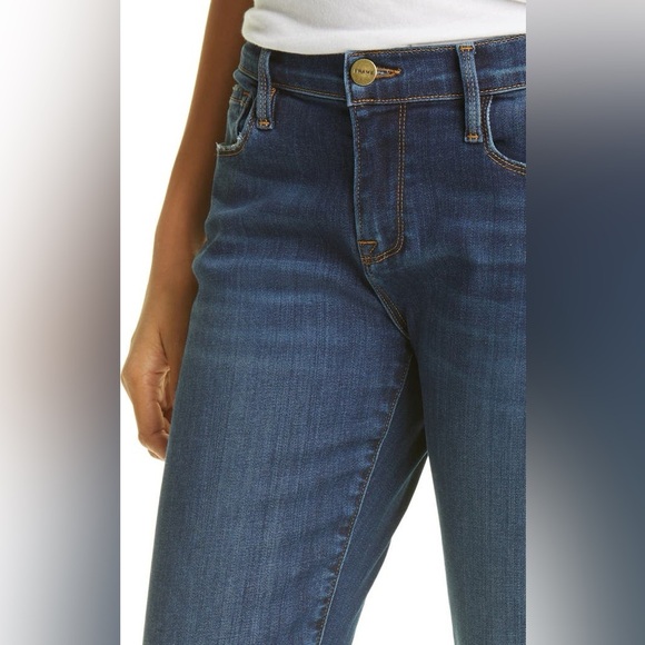 Frame Le Garçon Comfort Stretch Denim Jeans Mid Rise Boyfriend Ankle Sz 26 - Picture 7 of 12